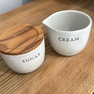 Hearth & Hand Cream and Sugar Set